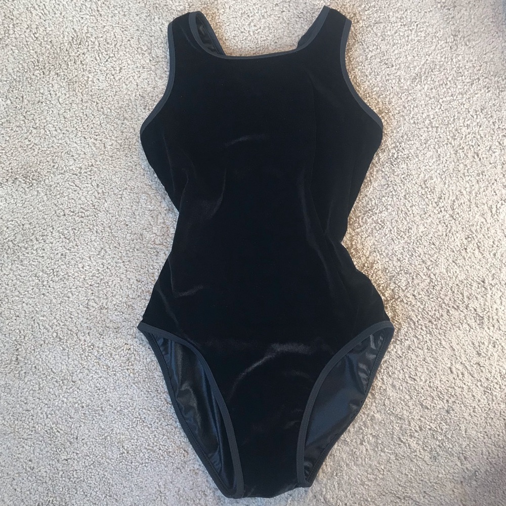 Reversible Velvet Dance Body Suit